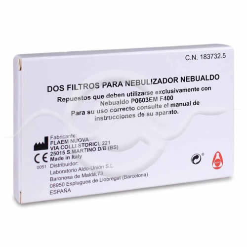 Filtros para nebulizador nebualdo (2 filtros)