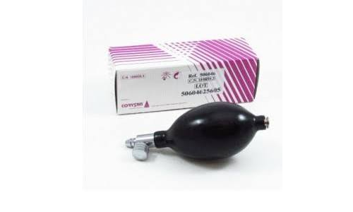 Pera inyectora de aire con valvula - corysan accesorios tensiometro