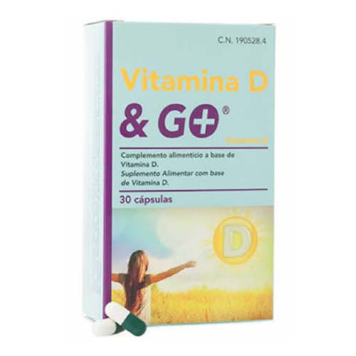 Vitamina d & go (30 capsulas)