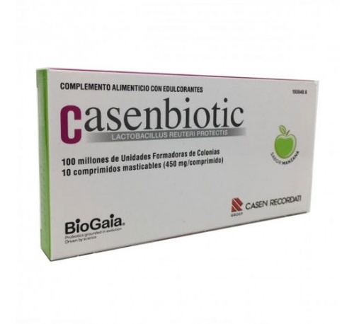 Casenbiotic (sabor manzana 10 comprimidos)