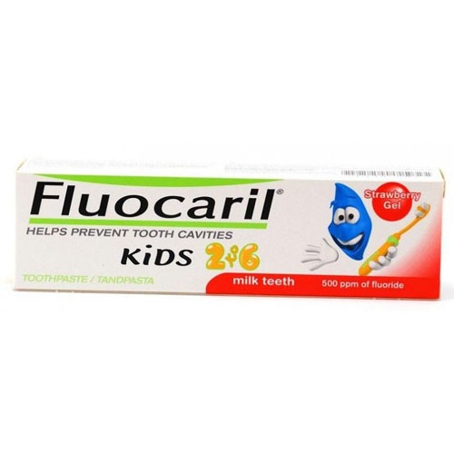 Fluocaril kids 0-6 años (1 envase 50 ml sabor fresa)
