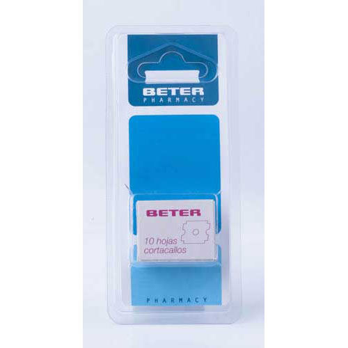 Cortacallos recambio cuchillas - beter (10 hojas)