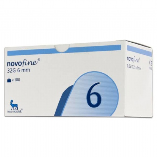 Aguja de insulina - novofine tip etw (32 g (0.23/5 mm  x 6 mm) 100 u)