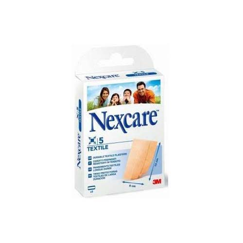 3m nexcare textile - aposito adhesivo (para cortar 10 x  6 cm  5 u)
