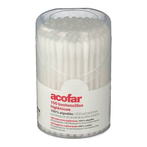 Acofar bastoncillos oidos (100 u)