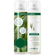 Klorane champu seco extrasuave al extracto de avena  2 envases 150 ml pack duo