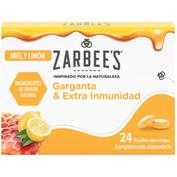 Zarbees gargnt & inmu limon miel 24 comp