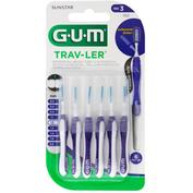 Cepillo interdental viaje - gum 1512 trav-ler (extrafino 1.2 mm cilindrico 6 u)