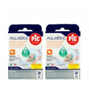 Pic aquabloc con bactericida - aposito adhesivo (surtido 20 u)