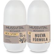 Mussvital essentials botanics antitranspirante men sport arroz  1 envase 75 ml