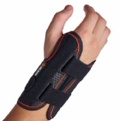 Muñequera orliman cor feru palm s/pulg der t/2 16-18cm negro