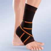 Tobillera orliman cruzada negra t 3 tob-500n