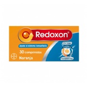 Redoxon extra defensas vitamina c + zinc (naranja 30 comprimidos efervescentes)