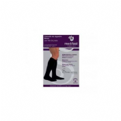 Calcetin comp normal - medilast silver edition hilo de plata  algodon (negro t- med)
