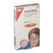 Steri strip - sutura cutanea esteril (tira  75 mm  x 6 mm  3 tiras)