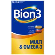 Bion3 multi & omega-3 30 comp + 30 caps