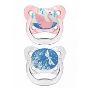 Chupete silicona nocturno - dr brown´s prevent (0 - 6 meses 2 unidades color rosa)