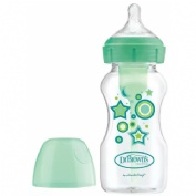 Biberon boca ancha pp options+ - dr brown´s natural flow (morado 270 ml)