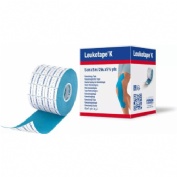 Leukotape k - vendaje neuromuscular tecnica vnm (azul claro 5 cmx 5 cm)