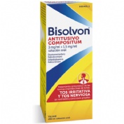 BISOLVON ANTITUSIVO COMPOSITUM 3 mg/ml + 1,5 mg/ml SOLUCION ORAL , 1 frasco de 200 ml