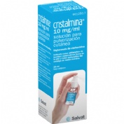 CRISTALMINA 10 mg/ml SOLUCION PARA PULVERIZACION CUTANEA, 1 frasco de 125 ml
