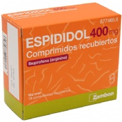 ESPIDIDOL 400 mg COMPRIMIDOS RECUBIERTOS, 18 comprimidos