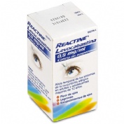 REACTINE LEVOCABASTINA 0,5mg/ml COLIRIO EN SUSPENSION , 1 frasco de 4 ml