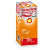 NUROFEN PEDIATRICO 40 MG/ML SUSPENSION ORAL SABOR FRESA, 1 frasco de 150 ml