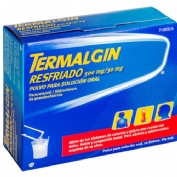 TERMALGIN RESFRIADO 500 MG/30 MG POLVO PARA SOLUCION ORAL, 10 sobres