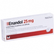 ENANDOL 25 mg COMPRIMIDOS RECUBIERTOS CON PELICULA, 10 comprimidos