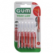 Cepillo interdental - gum 1314 trav-ler (0.8 mm 6 unidades)
