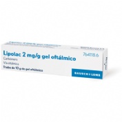 LIPOLASIC 2 mg/g GEL OFTALMICO , 1 tubo de 10 g