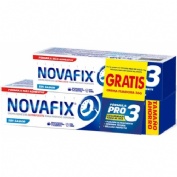 Novafix formula pro 3 (1 tubo sin sabor 70 g + 1 tubo 50 g pack ahorro)