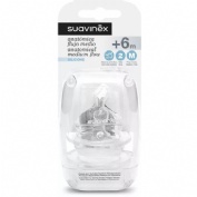 Tetina silicona anatomica - suavinex (t2m 2 u)