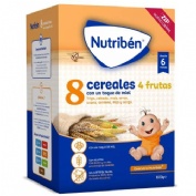 Nutriben 8 cereales y miel 4 frutas (600 g)