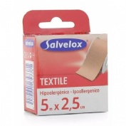 Esparadrapo - salvelox (textil carne 5 x 2.5)