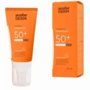 Acofarderm spf 50+ crema facial (1 envase 50 ml)