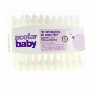 Bastoncillos oidos acofarbaby de seguridad (50 u)