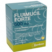 FLUIMUCIL FORTE 600 mg COMPRIMIDOS EFERVESCENTES , 20 comprimidos