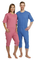 PIJAMA MANGA CORTA COLOR AZUL TALLA L