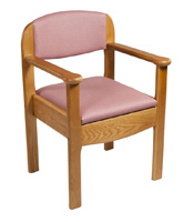 SILLA W.C.  DE MADERA  