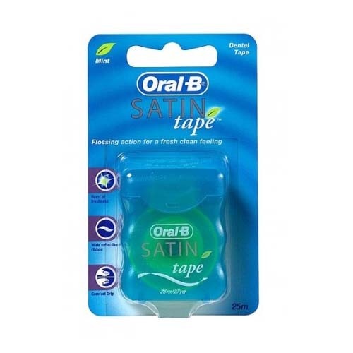 Satin tape fluor - cinta dental (menta 25 m)