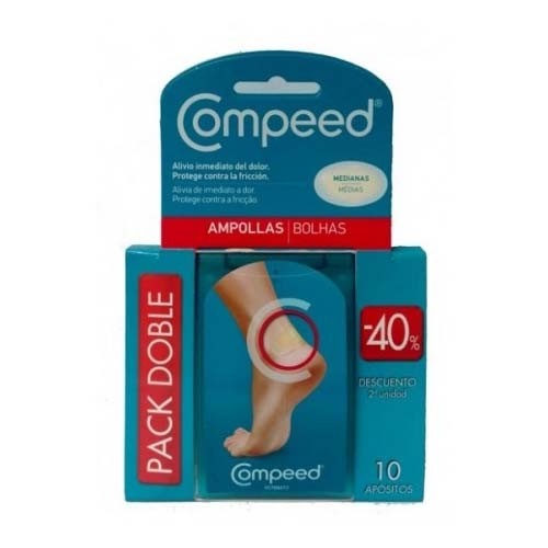 Compeed ampollas hidrocoloide talla mediana 10 unidades - hidrocoloide