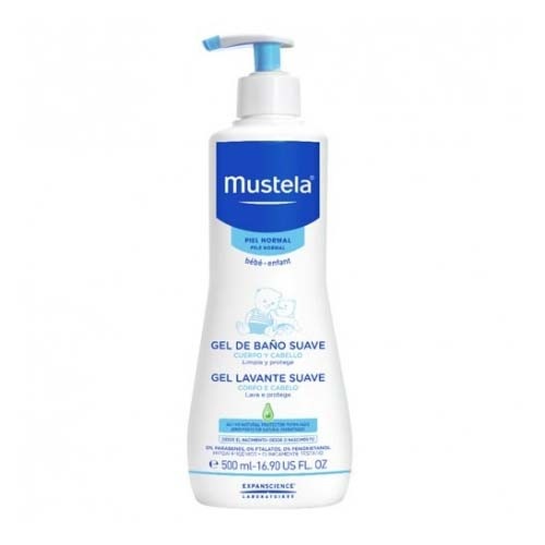 Mustela gel de baño suave (1 envase 500 ml)