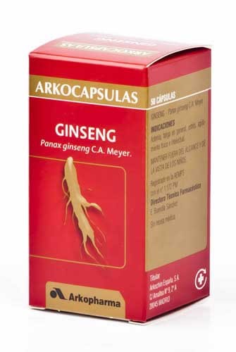 Arkocapsulas ginseng  50 caps