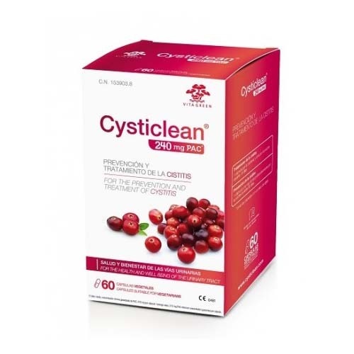 Cysticlean (500 mg 60 capsulas)