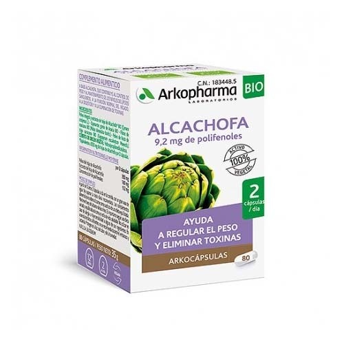 Arkopharma alcachofa bio (80 capsulas)