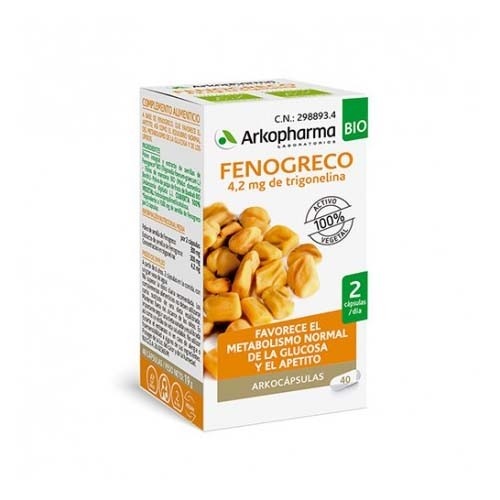 Arkopharma fenogreco bio (40 capsulas)