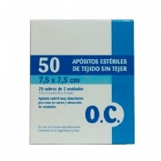 Oc compresa esteril tejido sin tejer (50 unidades 15 cm x 15 cm)